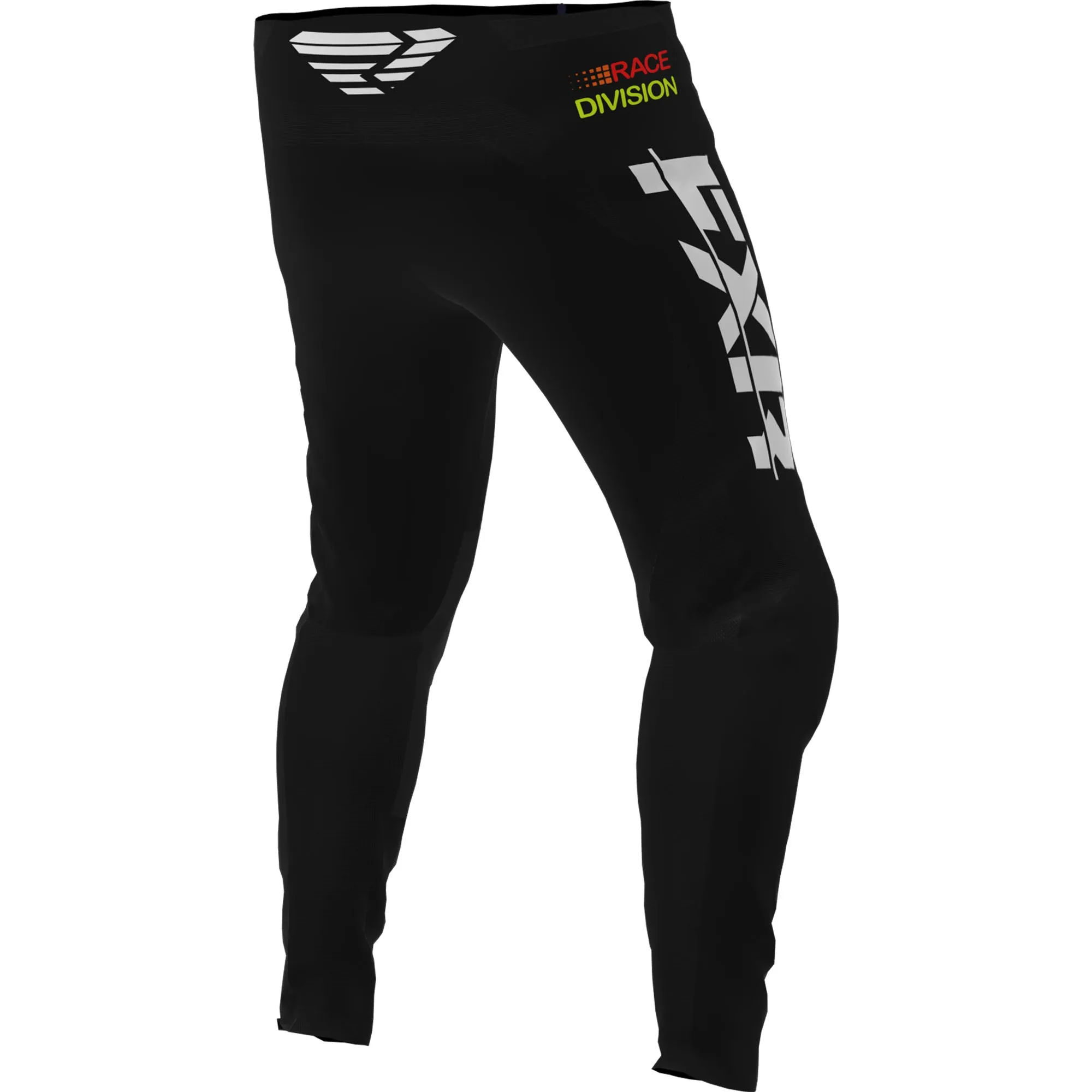 FXR  Black Orange HiVis Clutch MX Pants Breathable Comfort Adjustable Waist