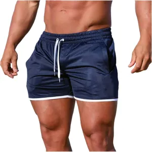 GOKKILRW Men's Gym Workout Shorts Lightweight Quick Dry Bodybuilding Pants Training Running Sports Joggers Beach Board Shorts