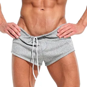 GOKKILRW Mens Shorts Gym Workout Breathable Stretchy Boxer Trunks Casual Athletic Shorts Summer Skinny Sexy Underpants 3 Inch