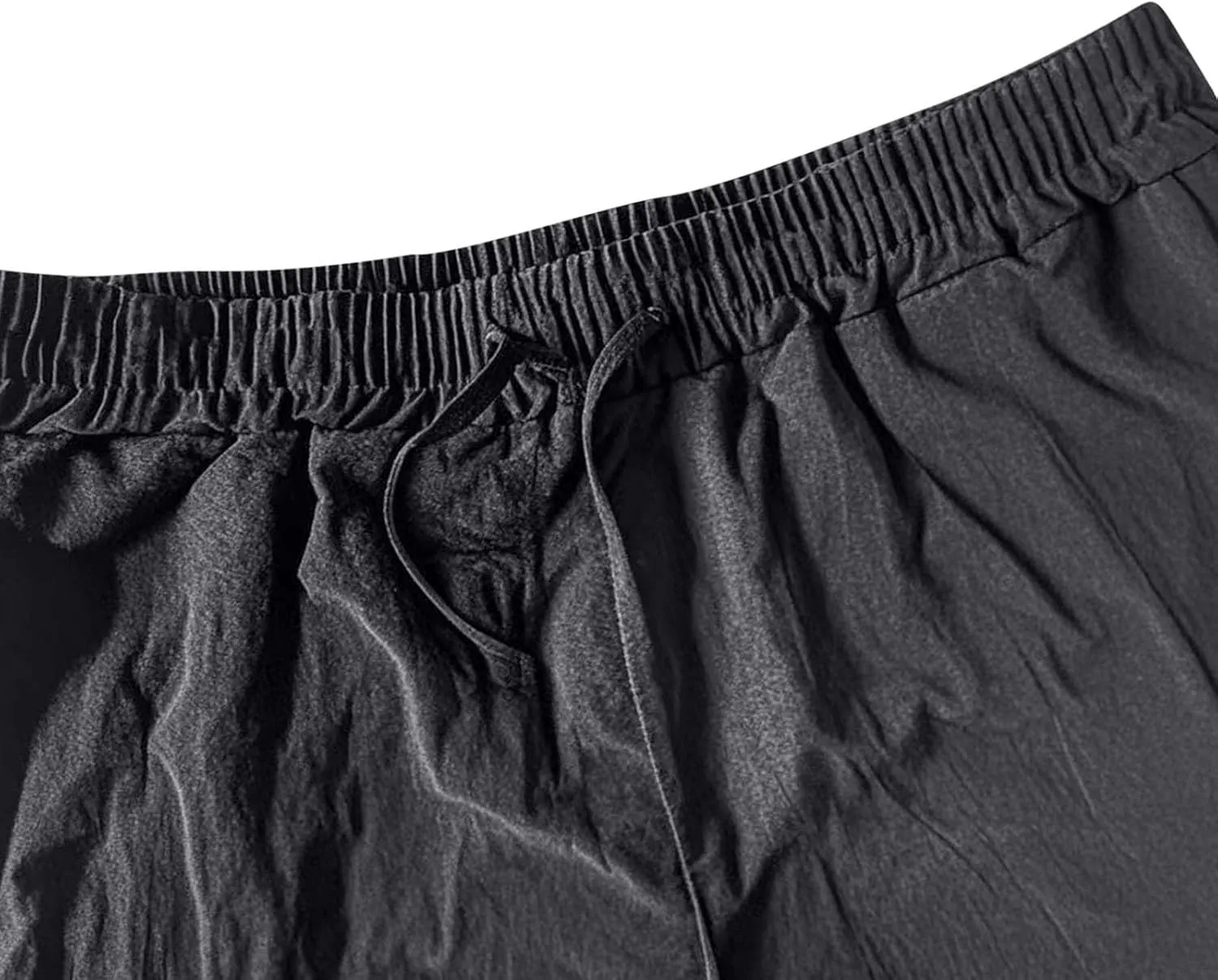 Linen Pants Men Long Relaxed Fit Elastic Waist Pants with Pockets Beach Yoga Travel Lounge Trousers for Summer