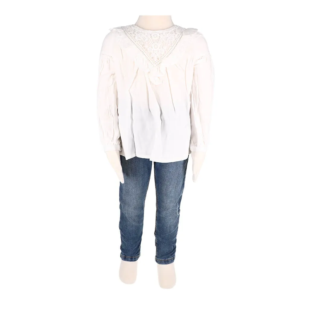 Long Sleeve Blouse and Pants Set