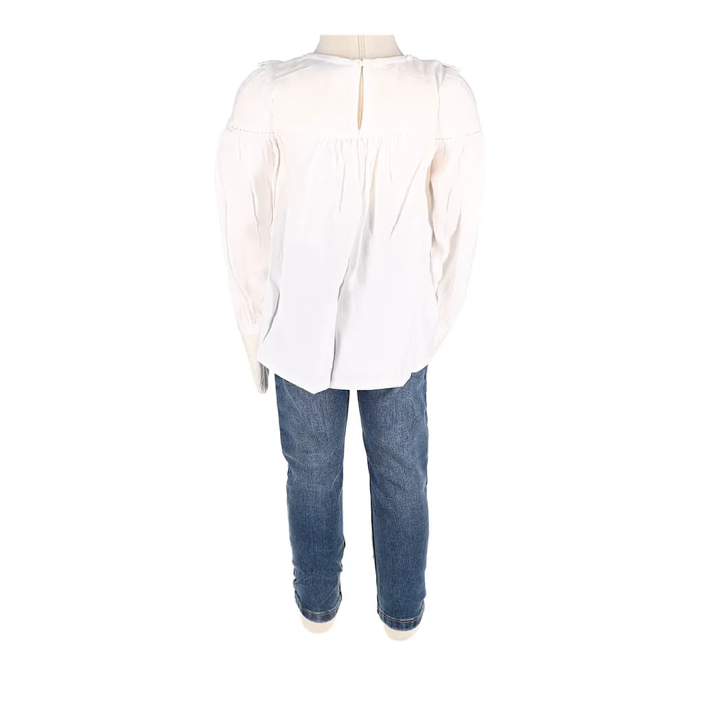 Long Sleeve Blouse and Pants Set