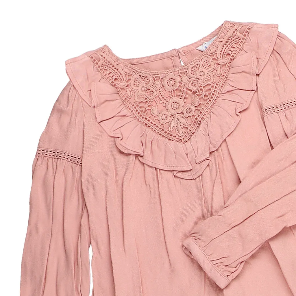 Long Sleeve Blouse and Pants Set