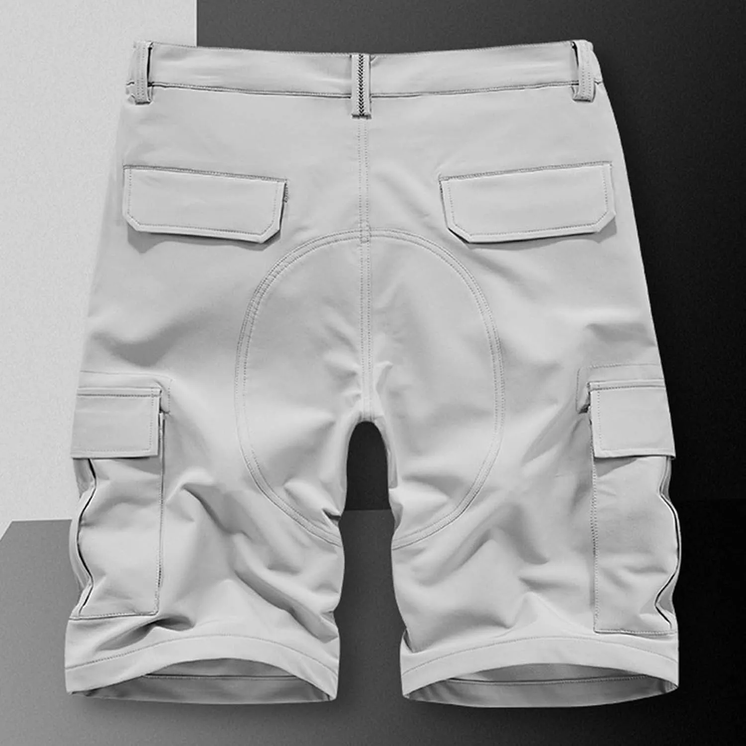 Men's Cargo Shorts Comfortable Cotton Multi Pockets Hiking Running Camo Shorts Oversized Loose Athletic Short Pants