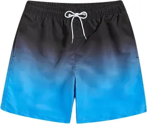 Mens Swim Trunks Quick Dry Swimming Bathing Suit with Pockets Stretchy Beach Board Shorts