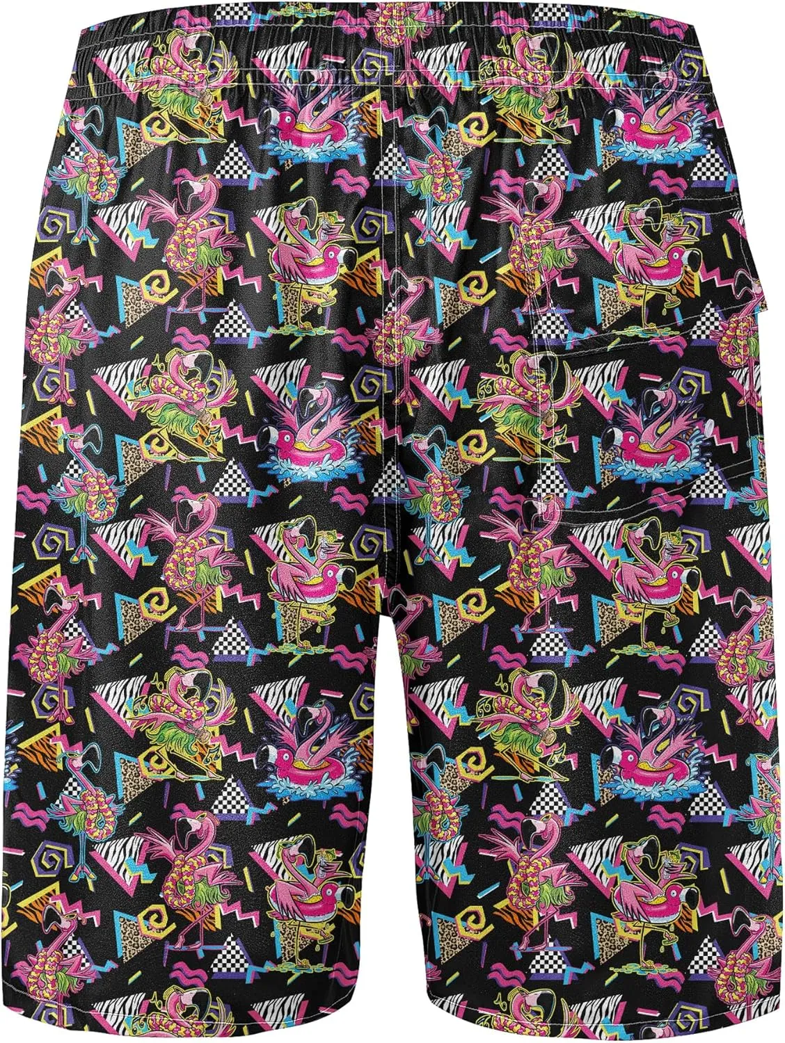 Mens Swim Trunks with Compression Liner 9" Stretch Board Shorts 2 in 1 Quick Dry Swimsuits Bathing Suits