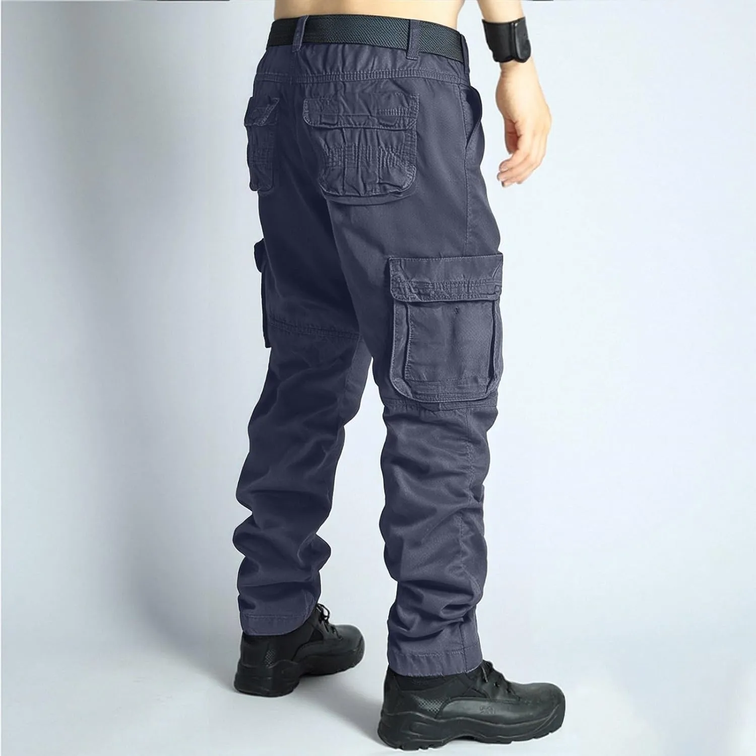 Tactical Cargo Pants for Men Slim Fit Water Resistant Quick Dry Travel Pants Wrinkle Free Work Outdoor Hiking Trousers