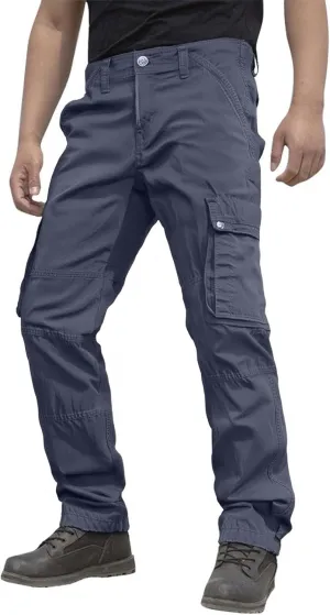 Tactical Cargo Pants for Men Slim Fit Water Resistant Quick Dry Travel Pants Wrinkle Free Work Outdoor Hiking Trousers